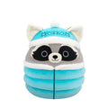 Squishmallow 8 Inch Galci the Raccoon with Puffer Jacket Christmas Plush Toy - Owl & Goose Gifts