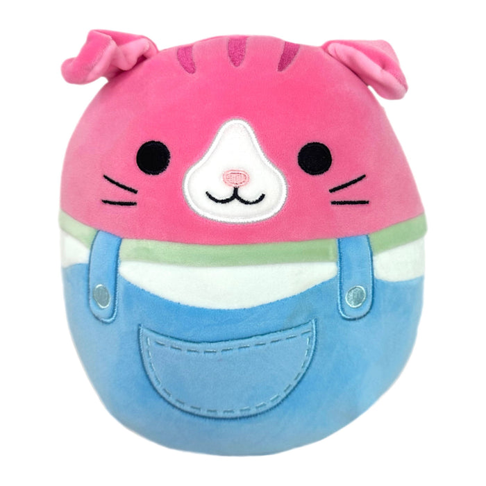 Squishmallow 12 Inch Geraldine the Cat in Overalls Plush Toy