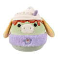 Squishmallow 5 Inch Juniper the Latte Donkey Easter Plush Toy - Owl & Goose Gifts