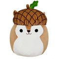 Squishmallow 12 Inch Sawyer the Acorn Squirrel Hybrid Plush Toy