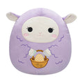 Squishmallow 5 Inch Beatrice the Lamb with Basket Easter Plush Toy - Owl & Goose Gifts