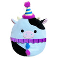 Squishmallow 8 Inch Cillian the Clown Cow Plush Toy