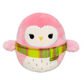 Squishmallow 8 Inch Dungaree the Owl with Scarf Harvest Plush Toy