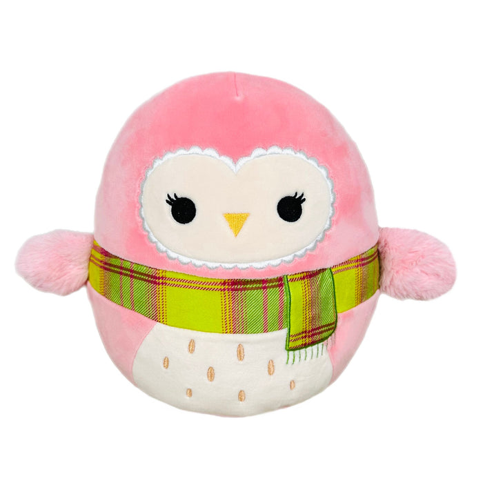 Squishmallow 8 Inch Dungaree the Owl with Scarf Harvest Plush Toy