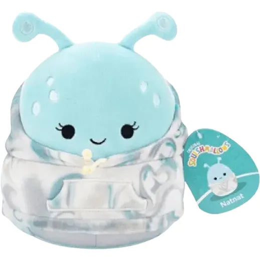 Squishmallow 8 Inch Natnat the Alien with Hoodie Plush Toy *FINAL SALE*