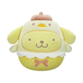 Squishmallow 8 Inch Pompompurin in Chick Costume Easter Sanrio Plush Toy - Owl & Goose Gifts