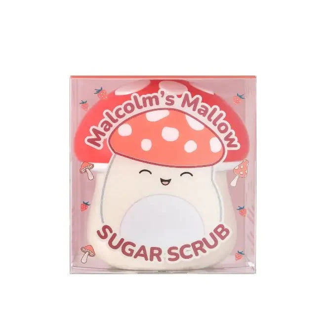 Squishmallow X TONYMOLY Malcolm's Mallow Strawberry Sugar Scrub - Owl & Goose Gifts