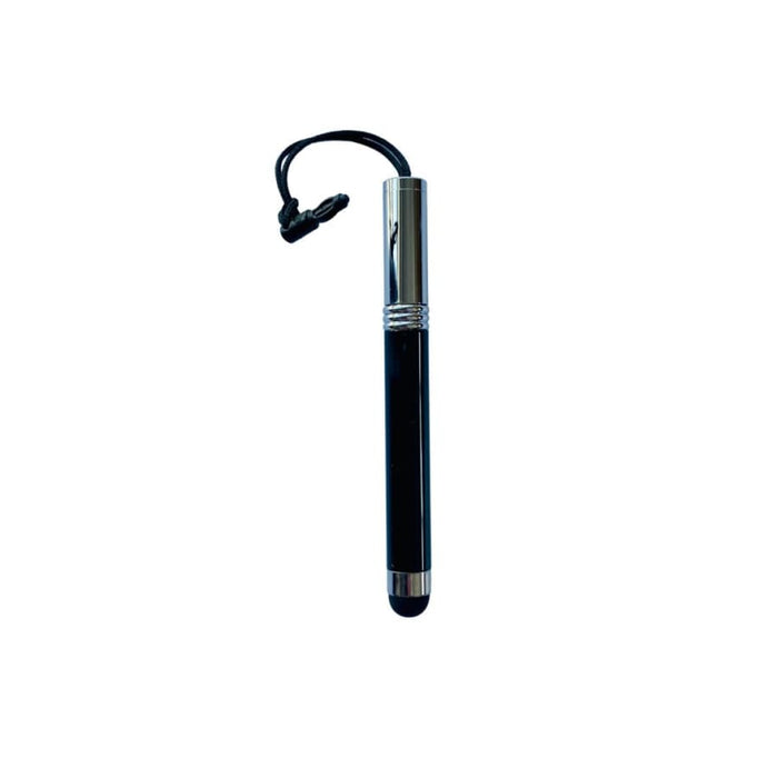 Black 9eight5 dual touch stylus pen for electronics accessories, showing the sleek pen with a fine tip and ergonomic design.