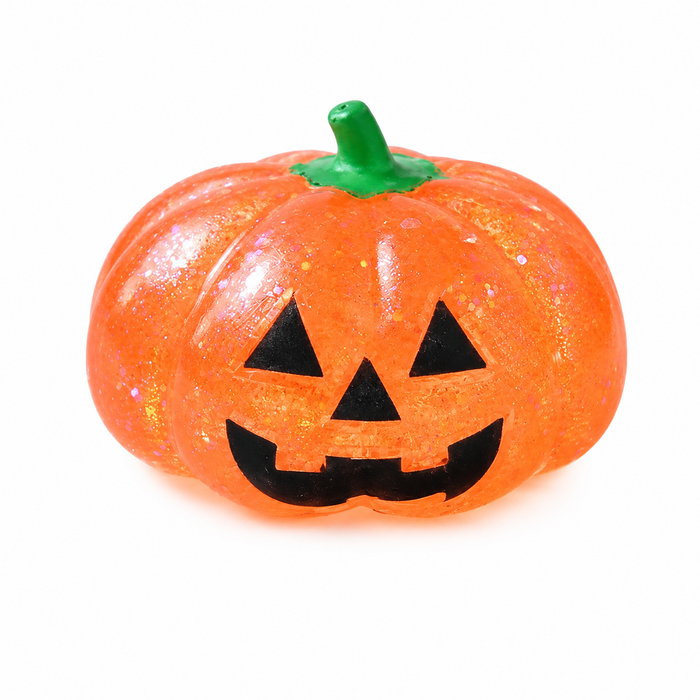 Sugar Gel Squishy 3 Inch Pumpkin Halloween Maltose Filled Sensory Toy