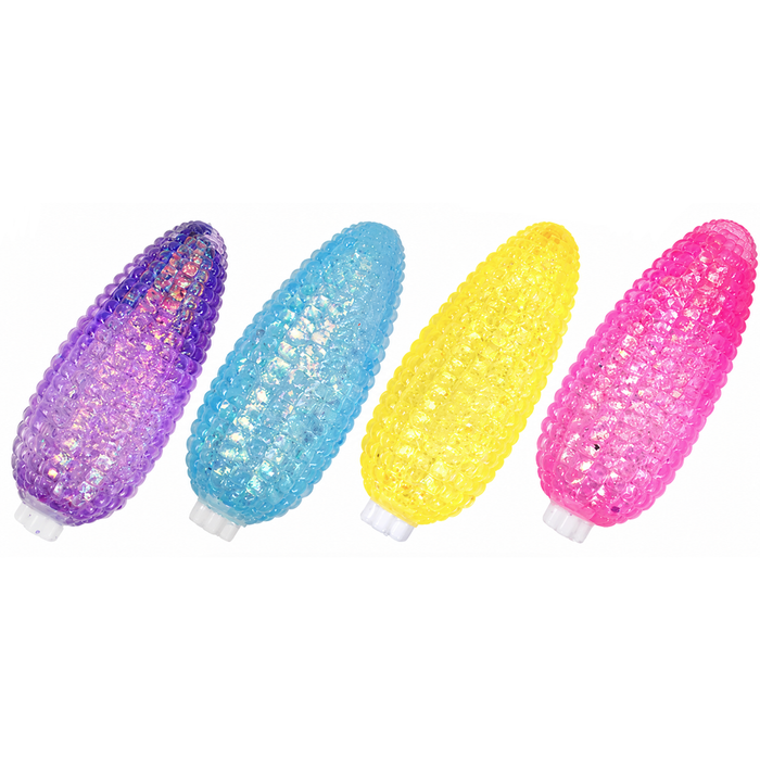 Sugar Gel Squishy 3.5 Inch Corn on the Cob Maltose Filled Sensory Toy - Assorted