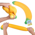Sunny Days Laffy Snacks 14 Inch Squishy Banana Stretchy Sensory Toy