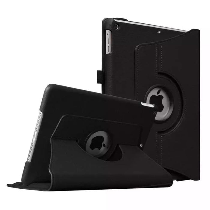 Black synthetic leather cover for iPad mini 4 and 5th generation by 9eight5, designed as a sleek tablet accessory.