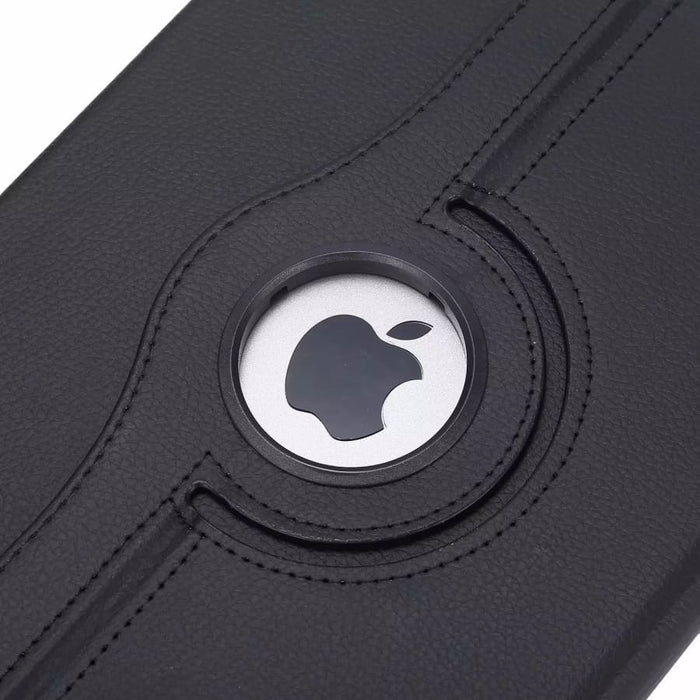 Black synthetic leather cover for iPad Pro 11-inch (2018) by 9eight5, showing the front and back of the protective tablet case.