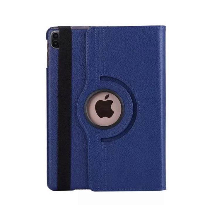 Navy synthetic leather cover for iPad Pro 12.9-inch 4th generation by 9eight5, showing the stylish protective case.