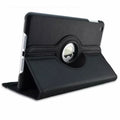Black synthetic leather cover for iPad Pro 9.7-inch by 9eight5, showing the front and back of the protective tablet case.