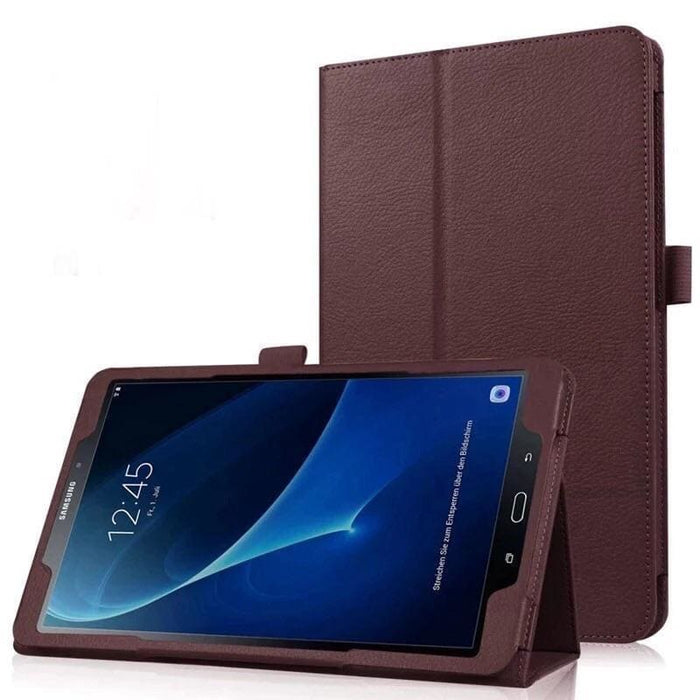 Brown synthetic leather cover for Samsung Galaxy Tab S5e 10.5-inch tablet, compatible with models T720 and T725, by 9eight5.