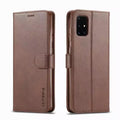 Synthetic leather flip case for iPhone 11 Pro Max by 9eight5, showcasing a sleek black design with card slots and magnetic closure.