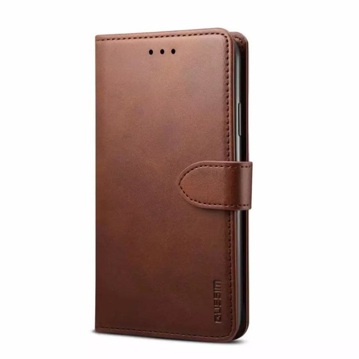 Synthetic leather flip case for iPhone 11 Pro Max by 9eight5, featuring a secure flip cover and precise cutouts for easy access.