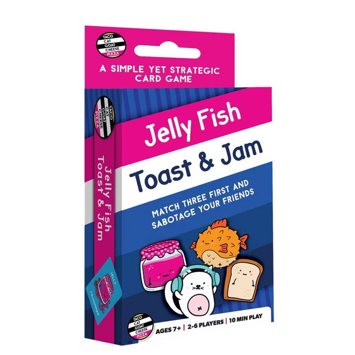 Taco Cat Games - Jelly Fish Toast and Jam Family Card Game