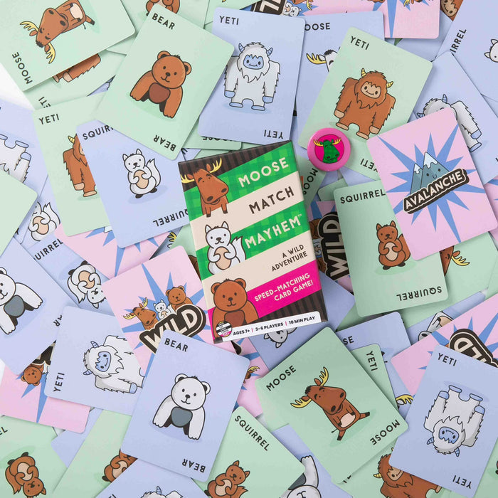 Taco Cat Games - Moose Match Mayhem Family Card Game