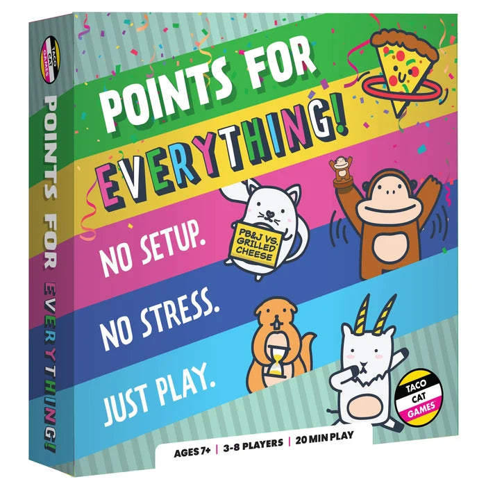 Taco Cat Games - Points for Everything Family Board Game