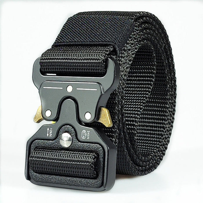 Durable military tactical belt by dealonline.co.nz, nylon web rigger work belt with sturdy buckle for hiking and outdoor activities