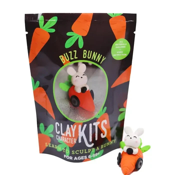 The Make Station DIY Polymer Clay Kit: Buzz the Bunny