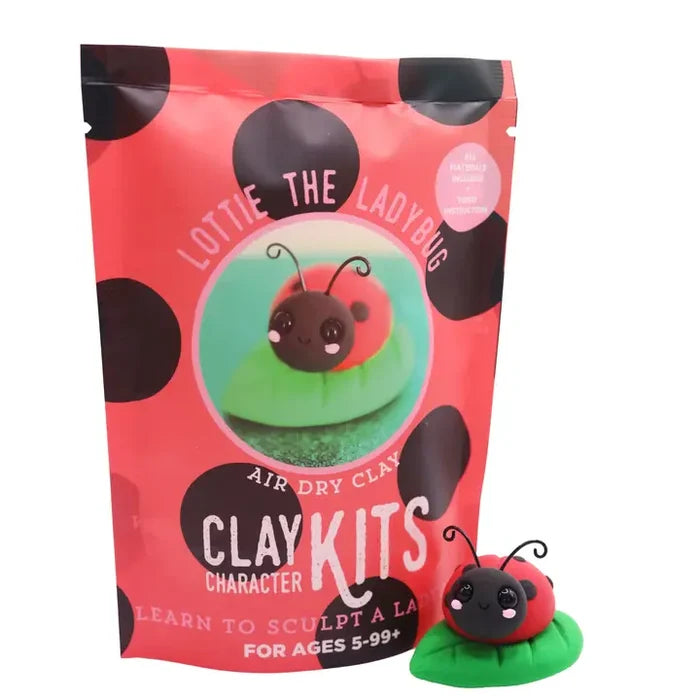 The Make Station DIY Polymer Clay Kit: Lottie the Ladybug