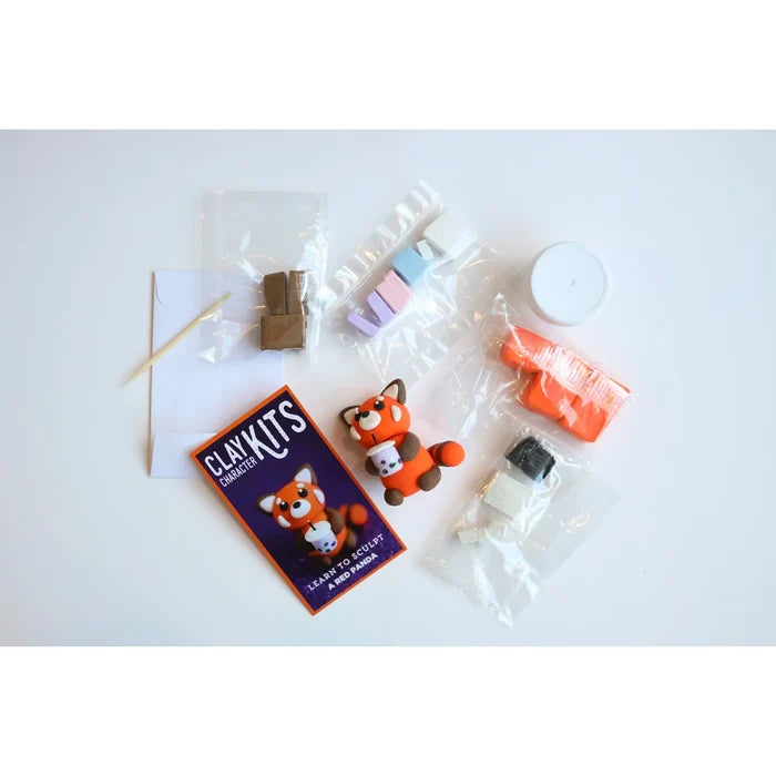 The Make Station DIY Polymer Clay Kit: Ruby the Red Panda