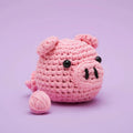 The Woobles Bacon the Pig Beginner Crochet Kit - Owl & Goose Gifts