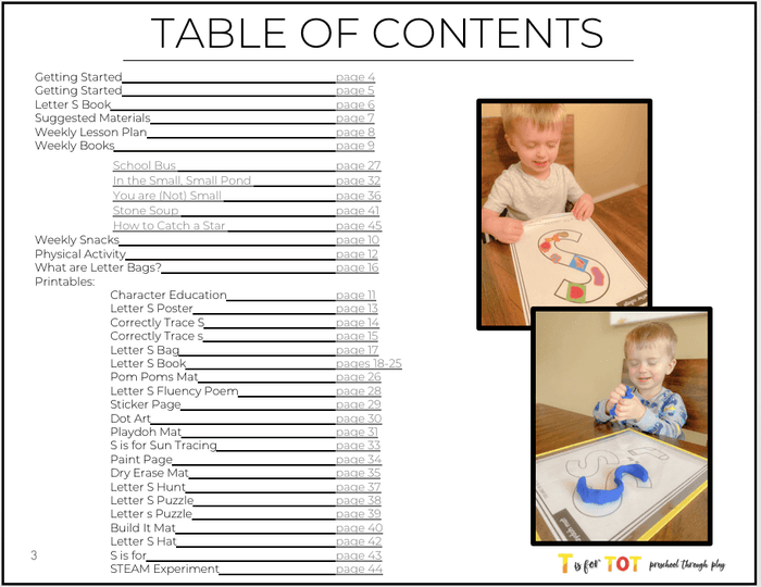 Toddler & Preschool | Letter Ss Curriculum.