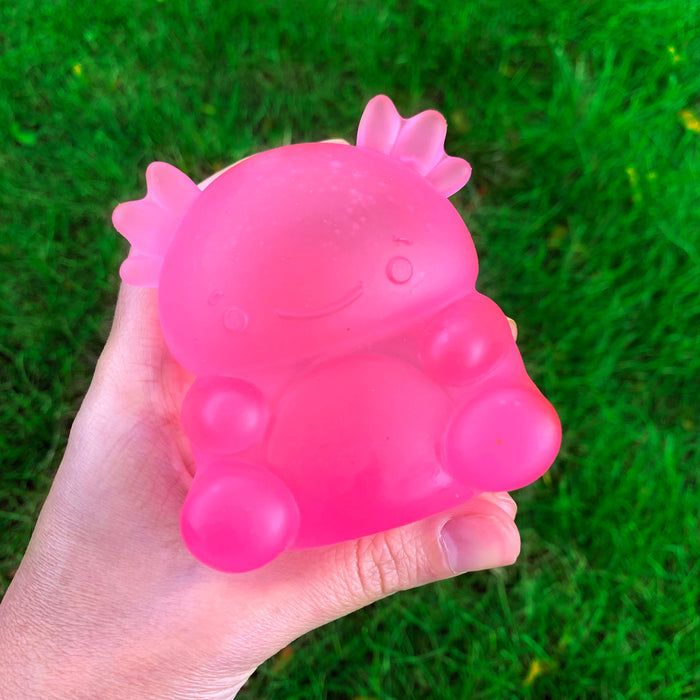 Top Trenz Abby the Axolotl Super Duper Sugar Squisher - Squishy Sensory Toy - Assorted