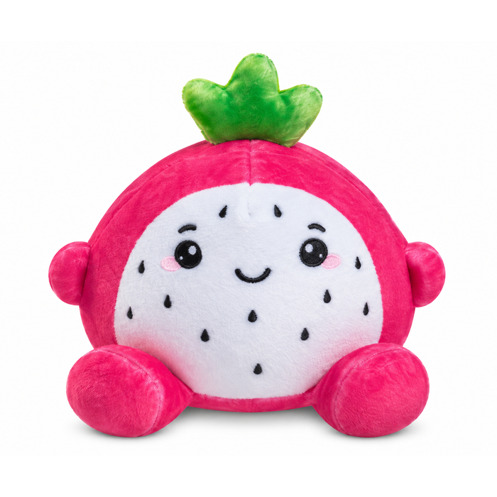 Top Trenz Darlene the Dragonfruit Super Duper Sugar Squisher PLUSH - Squishy Sensory Toy