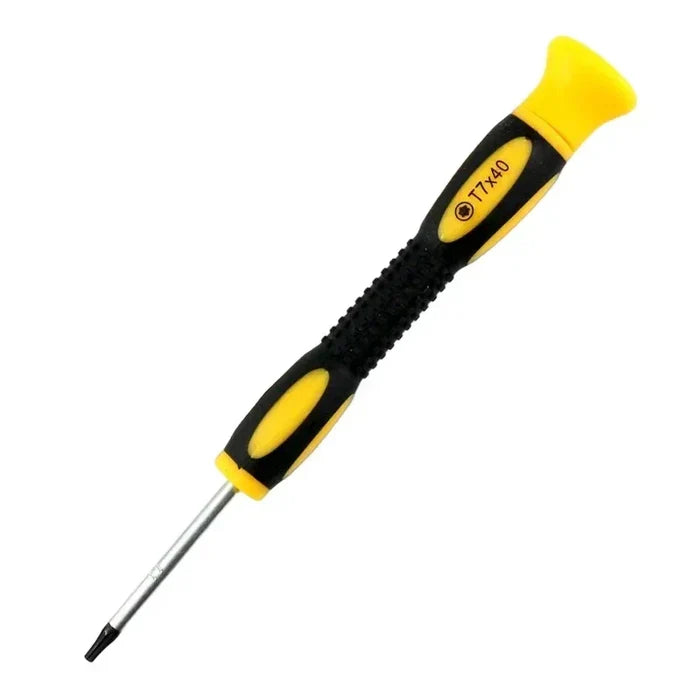 Habicare Torx screwdriver bit set with 8 T3 to T10 bits, ideal for precision electronics and repair tasks.