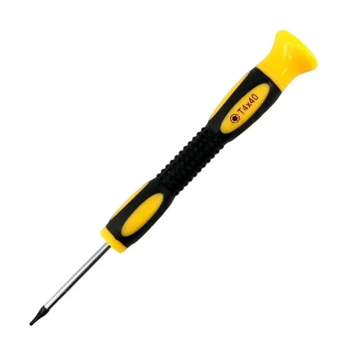 Habicare Torx screwdriver bit set with 8 T3 to T10 bits, HBC brand, arranged in plastic case for precision screwdriving.
