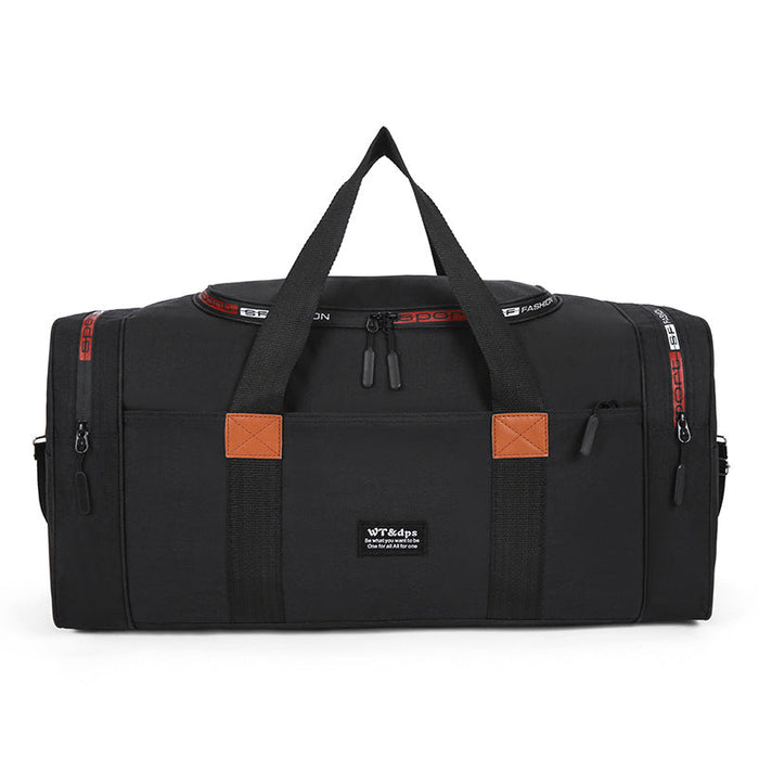 ECOTREK travel garment duffel bag, carry-on weekender and business travel storage bag with multiple compartments and sturdy handles.