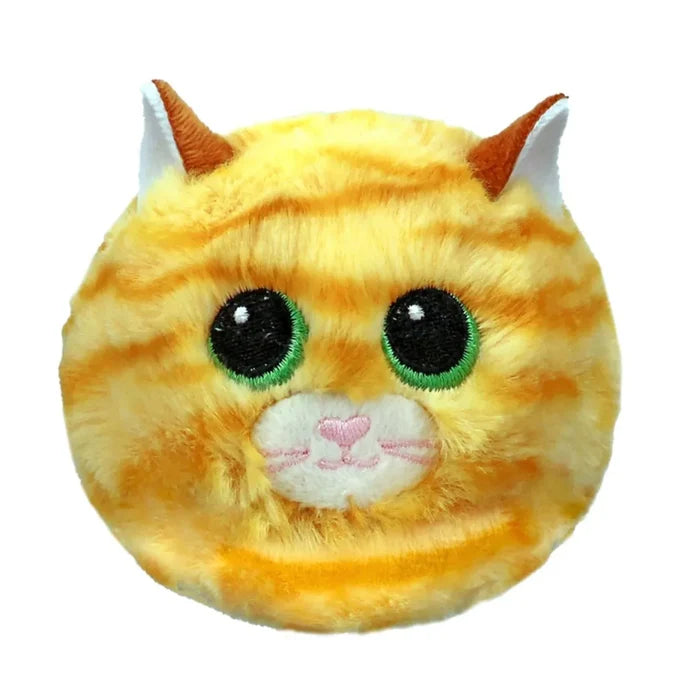 Ty Beanie Bouncers 4 Inch Purry the Yellow Cat Plush Toy