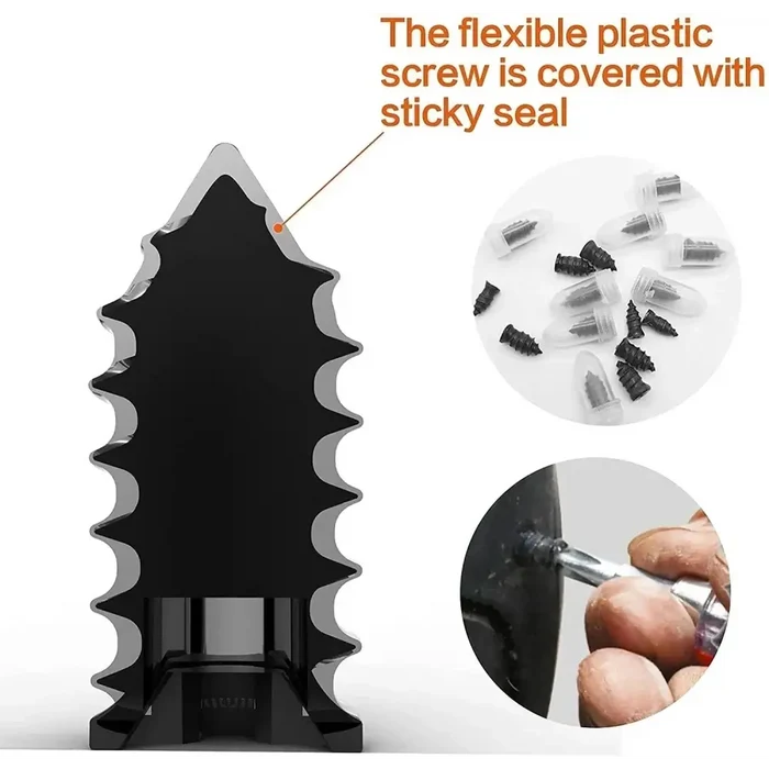 Habicare HBC tyre repair set with tools and patches for quick roadside tyre fixing, available in various sets.