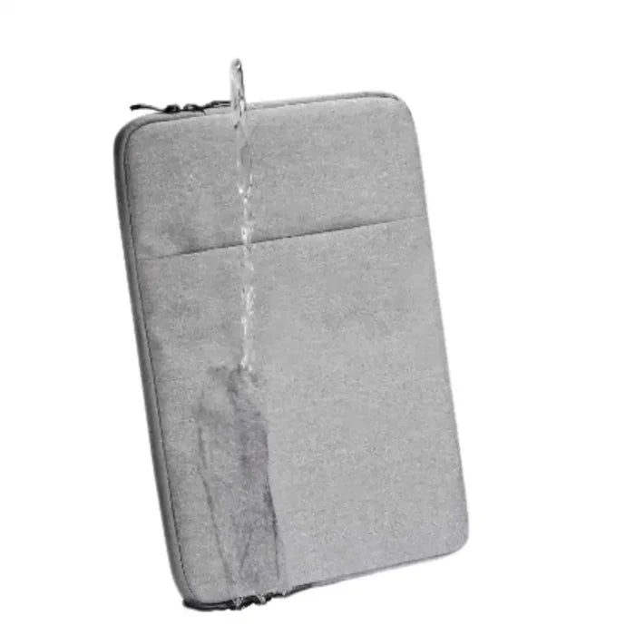 Black 9eight5 Habicare universal laptop sleeve case with padded interior for protecting various devices.