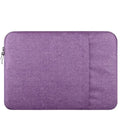 Black 9eight5 Habicare universal laptop sleeve case with padded interior and smooth fabric, designed to protect various devices.