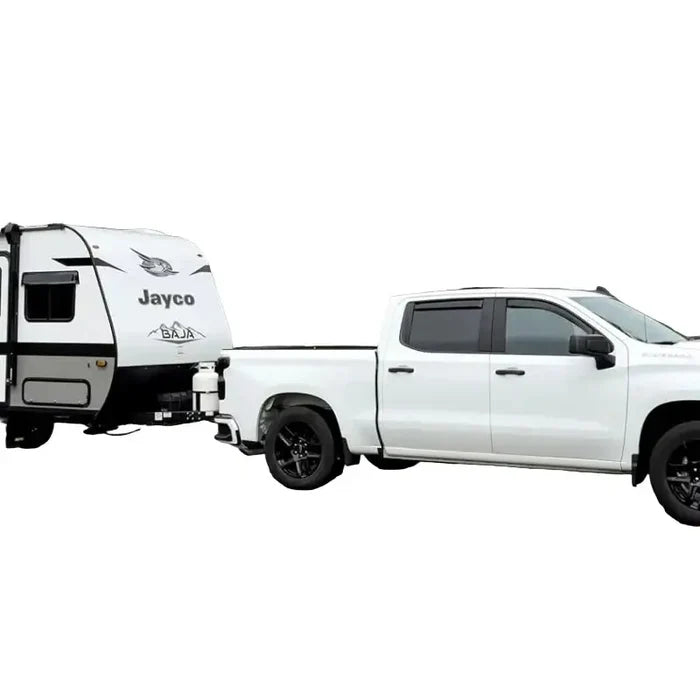 HBC Habicare universal RV window rain shield and sun visor, 50cm, protects windows from rain and sunlight in a recreational vehicle.