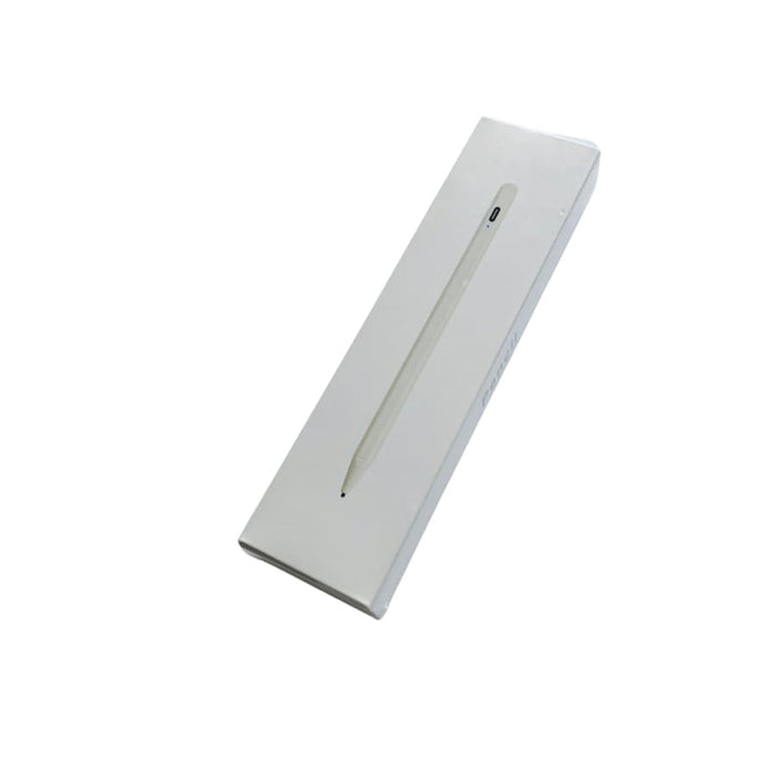 White universal tablet pencil stylus for electronics accessories by 9eight5, featuring a sleek design for touchscreen devices.