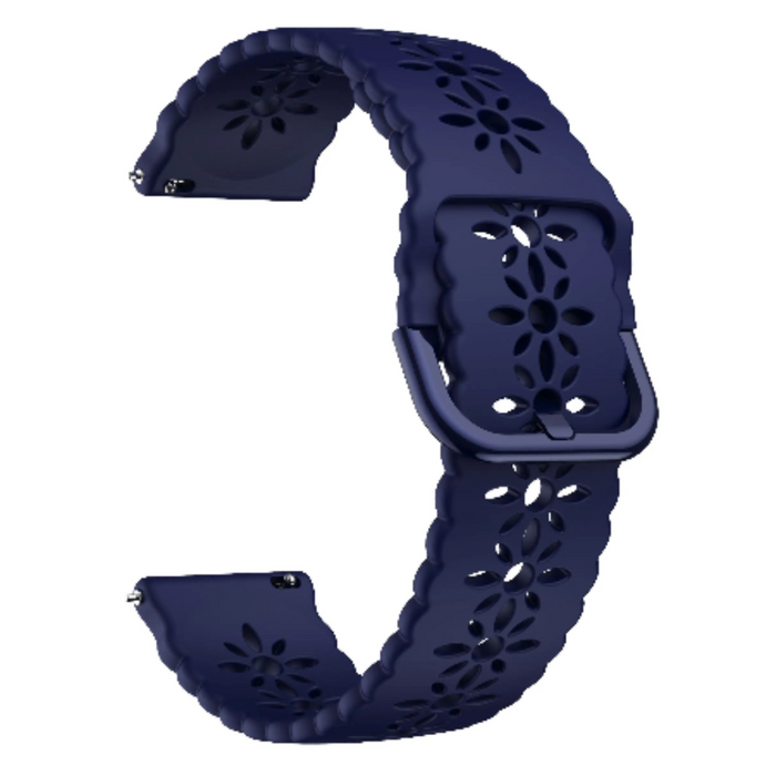 Habicare TWS universal watch band for Garmin 20mm series in multiple colors, featuring comfortable silicone material and secure buckle.