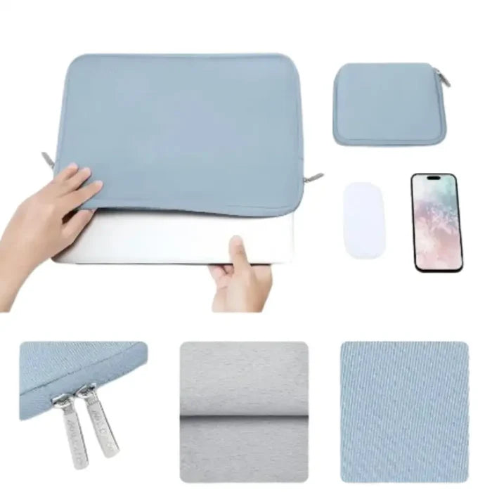 9eight5 Habicare waterproof laptop bag for 15-16 inch laptops, shown in a sleek design with multiple color options.