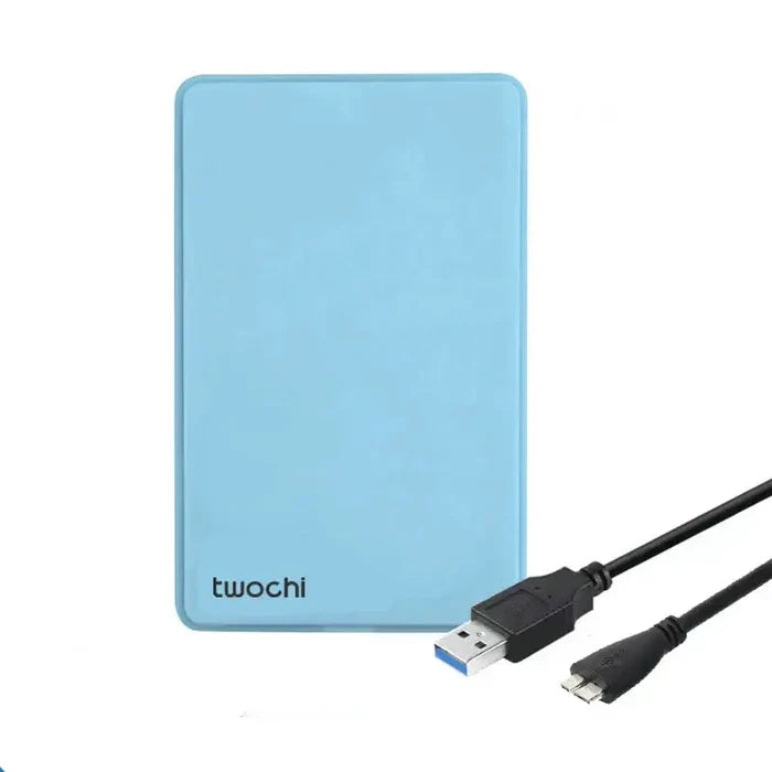 Habicare USB 3.0 external hard drive for PC, Mac, Xbox, PS4 in 5 colors, 80GB to 2TB storage capacity.