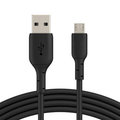 Black 1-meter USB-A to micro-USB charger cable for Vivo phones by 9eight5, showing the cable with USB-A and micro-USB connectors.