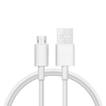 White 1m USB-A to micro-USB charger cable for Vivo phones from 9eight5, showing cable and connector ends.