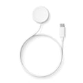 White USB-C magnetic charger cable for Google Pixel Watch 1st Gen, 1 meter long, compatible with That Watch Shop chargers.