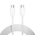 White 1m USB-C to USB-C charger cable for Nothing phones by 9eight5, ideal for fast charging and data transfer.