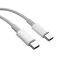 White 1m USB-C to USB-C charger cable for Redmi phones by 9eight5, ideal for fast charging and data transfer.